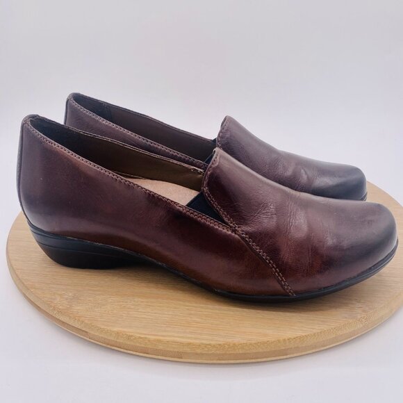 Dansko Shoes Womens 6.5 37 Brown Leather Comfort Flats Minimalist - Picture 5 of 12